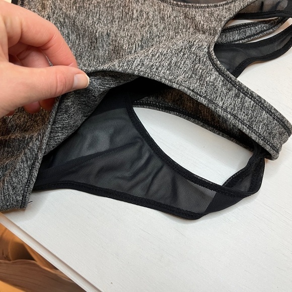 Free People Movement High Neck Mesh Layered Sports Bra Sz S - Picture 4 of 7